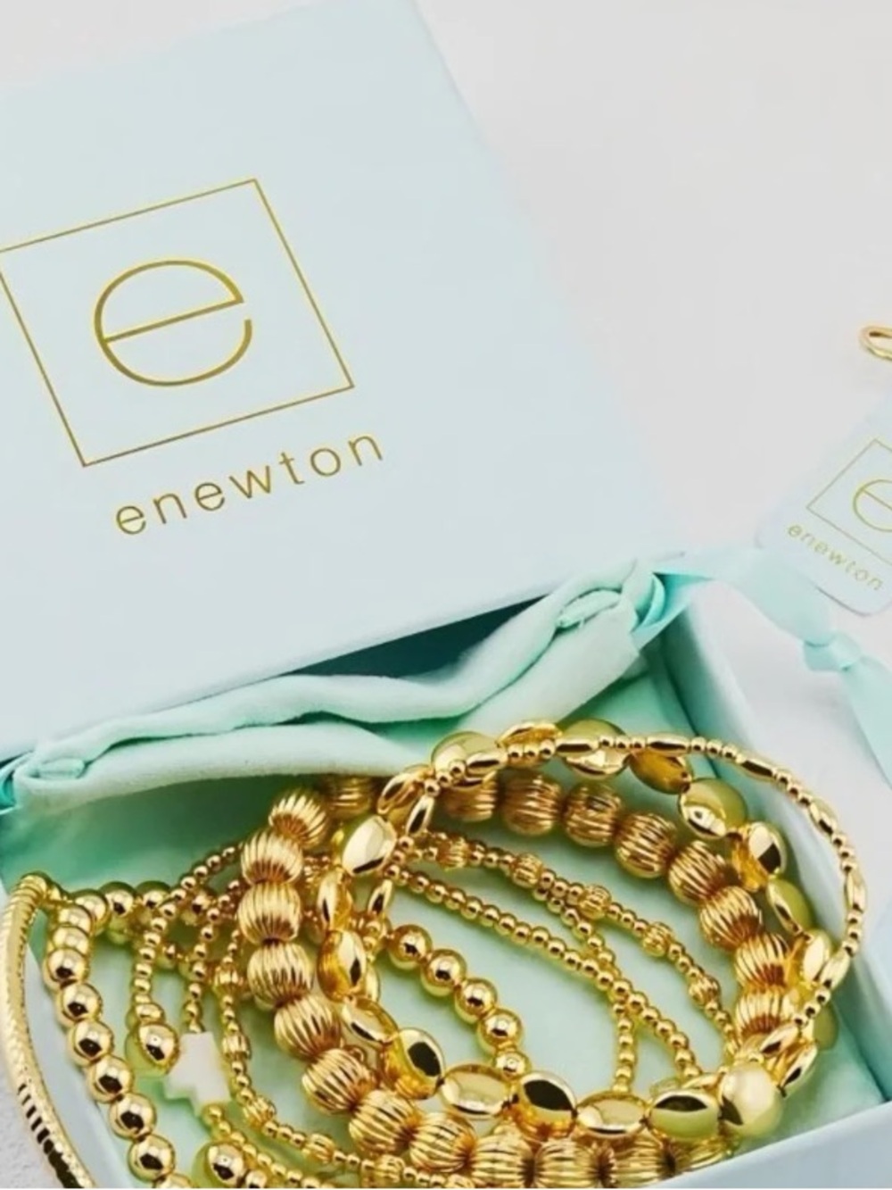 Enewton Gold Tone Stacked Women’s Bracelet Set